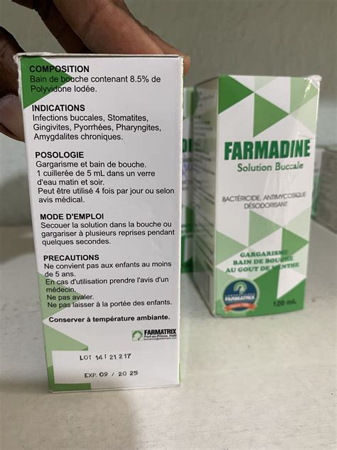 farmadine medicine.